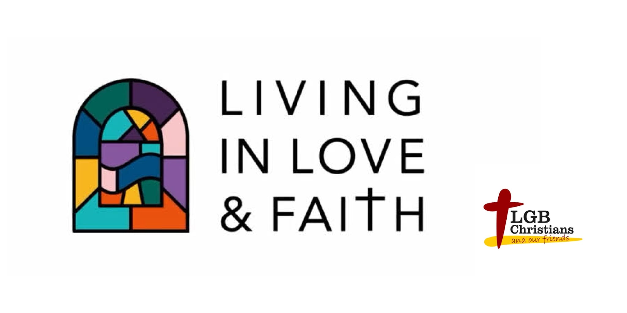 Living in Love & Faith Logo and LGB Christians Logo